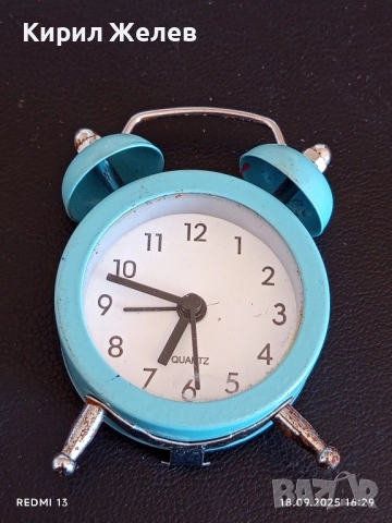 Красив малък будилник кварц за КОЛЕКЦИЯ ДЕКОРАЦИЯ 50598