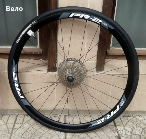 Giant PR-2 Disc Aluminum Wheelset  28 цола ! ТОП !, снимка 6 - Части за велосипеди - 54206367