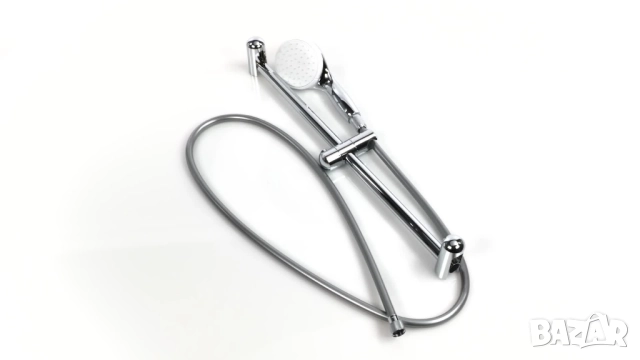 GROHE Душ Комплект Tempesta 100, 27598001 + Wall Bar Set (Релса, Слушалка, Държач)!, снимка 8 - Душове - 52654797