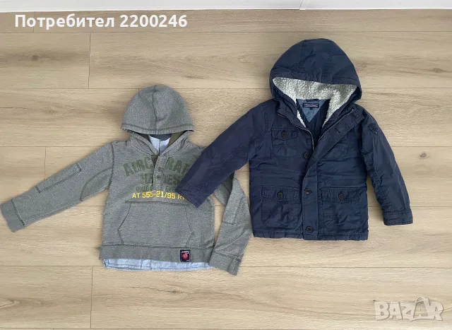 Лот детски блузи и яке на Tommy  Нilficer 98 / 104, снимка 3 - Детски якета и елеци - 56205267