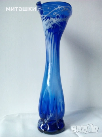 Голяма кристална ваза, снимка 2 - Вази - 53281455