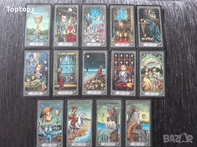 Вълшебни таро карти: Elemental Wisdom Tarot & Dark Mansion Tarot & Slavic Legends Tarot, снимка 9 - Карти за игра - 34659537