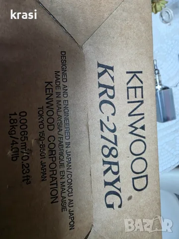 РЕТРО РАДИОКАСЕТОФОН KENWOOD, снимка 3 - Радиокасетофони, транзистори - 55957972