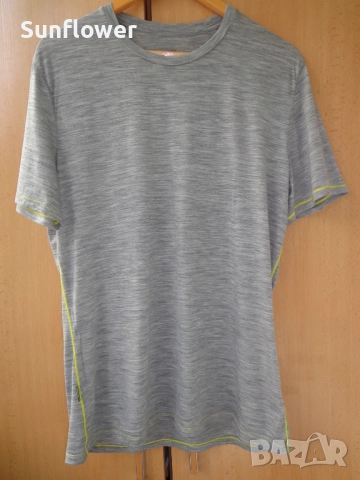 Мъжка тениска Icebreaker Merino сива, размер L  , снимка 5 - Тениски - 51768253