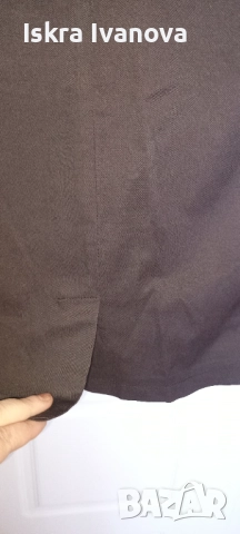 Рокля за празник, кафява, размер 42, снимка 7 - Рокли - 52845655