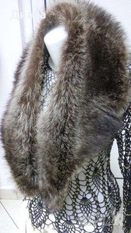 Кожени яки от сребърна лисица и норка, снимка 2 - Шалове - 31254954