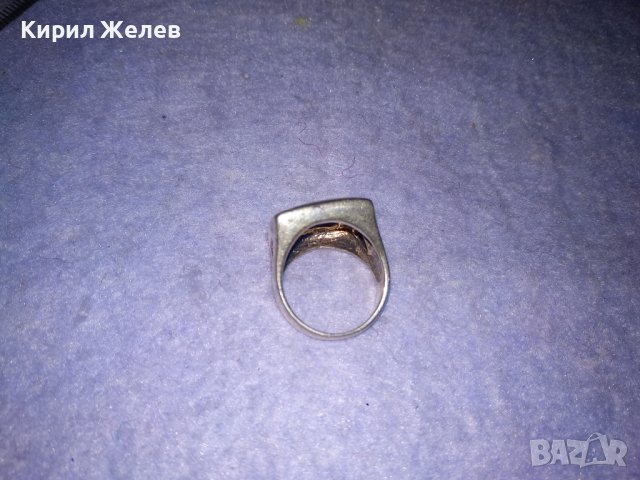 СРЕБЪРЕН ВИНТИДЖ ПРЪСТЕН СРЕБРО 925 РЪЧНА МАЙСТОРСКА АЖУРНА АРТ ИЗРАБОТКА 33153, снимка 16 - Пръстени - 39547601