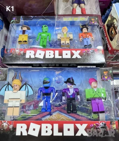 Комплект 4 фигурки Роблокс, Roblox 2 модела фигури