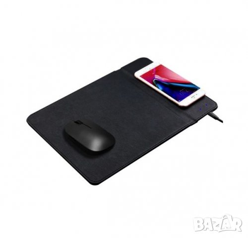 Подложка за мишка с безжично зареждане - Wireless Charging Mouse Pad, снимка 4 - Клавиатури и мишки - 34111107