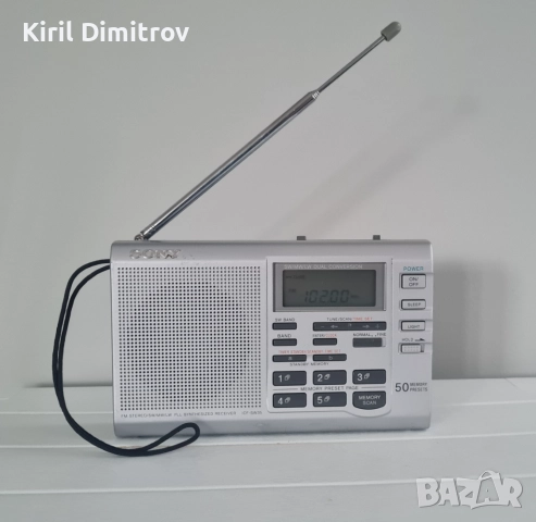 Stereo всевълново радио Sony ICF-SW35 , снимка 2 - Радиокасетофони, транзистори - 52896317
