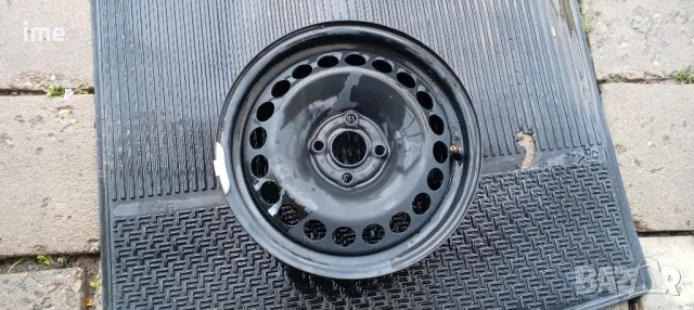 1бр. нова железна джанта 6J15 ET39. 4x100мм. Свалена от Opel Meriva. Става и на Corsa, Astra и др., снимка 10 - Гуми и джанти - 49911705