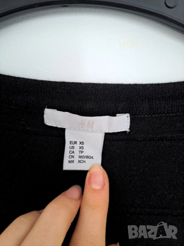 Черна рокля H&M, снимка 4 - Рокли - 52336588