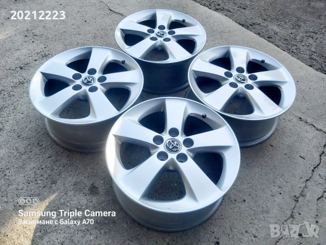 4 броя алуминиеви джанти за Toyota Auris,Toyota Corolla 17, снимка 9 - Гуми и джанти - 50884545