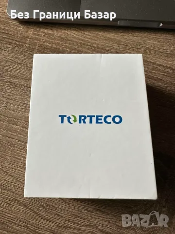 Нови TORTECO TWS Безжични Bluetooth Слушалки със Заряден Калъф Черни за музика спорт
