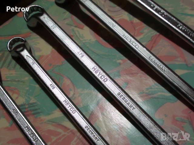 HEYCO No.475 - MADE IN GERMANY - ORIGINAL HEYCO - ЧИСТО НОВ PROFI Комплект 10 броя Звездогаечен Ключ, снимка 5 - Ключове - 52241207