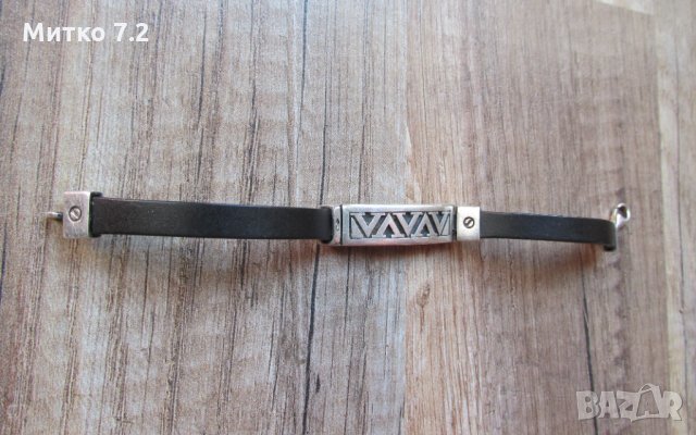 сребърна гривна - 26, снимка 2 - Гривни - 32107490