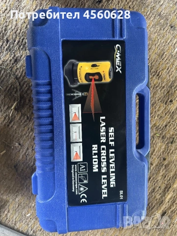  Лазерен нивелир - самонивелиращ се линеен лазер CIMEX RL10M