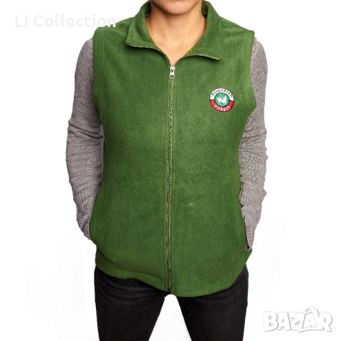 Дамски елек - черен, зелен и червен, снимка 3 - Елеци - 51701194