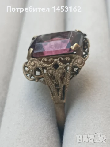 Чешки старинен пръстен 