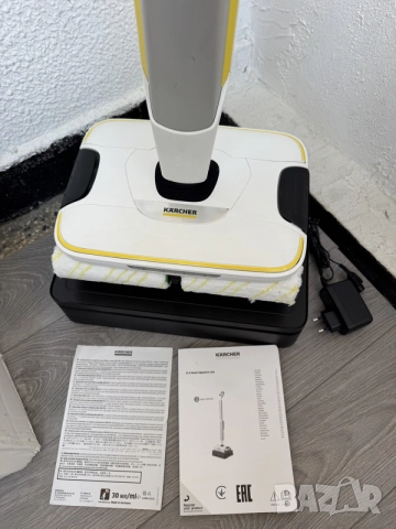 Прахосмукачка за Сухо и Мокро Почистване Karcher FC 8 Smart Signature Line Смарт Моп, 4 Ролки 60 Мин, снимка 4 - Прахосмукачки - 56155806