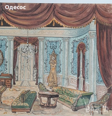 Стара картина на худ.Евгений Ващенко 1887-1979г., снимка 4 - Антикварни и старинни предмети - 50488063