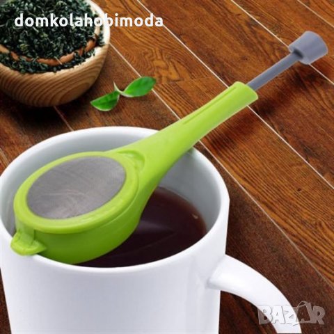 Инфузер за чай, с Бутало за изцеждане, 18x4 см., снимка 3 - Чаши - 34490334