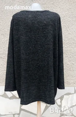 4XL/5XL Нова  блуза Janina с перли , снимка 5 - Блузи с дълъг ръкав и пуловери - 48525559