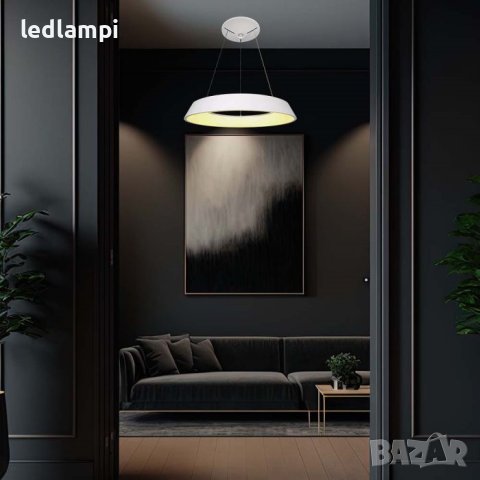 LED Полилей 48W Бял Димиране , снимка 7 - Полилеи - 40748281