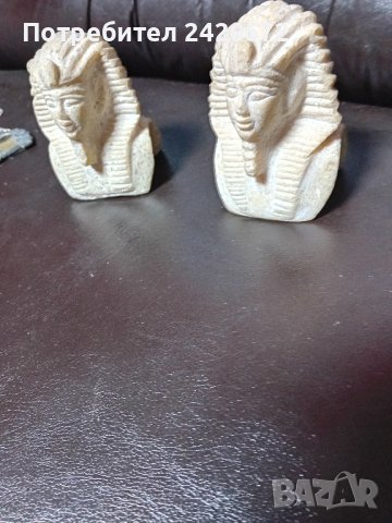 Мраморни фигури Тутанкамон, снимка 5 - Статуетки - 44263612