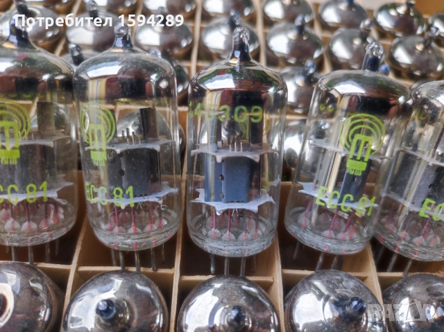 Нови радио лампи RFT ECC81, ECC83 и Tungsram ECC85, снимка 3 - Друга електроника - 51675483