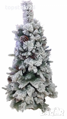 Изкуствено борче/елха със заскрежени иглички, снимка 13 - Други стоки за дома - 52352332