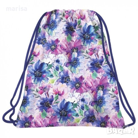 Торба за спорт с цветя Back UP FLOWERS Код: 094684, снимка 1 - Раници - 40267766