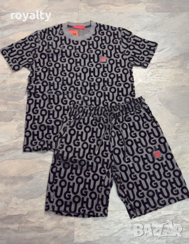 Hugo Boss Нов Мъжки Летен Къс Екип Хюго Бос 