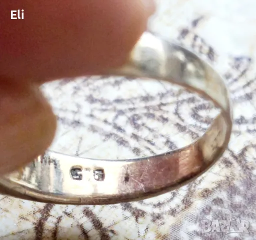 Сребърен пръстен , снимка 4 - Пръстени - 49697991