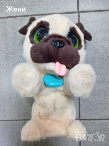 💖FurReal Friends Hasbro интерактивно подскащо куче мопс J.J. , снимка 2 - Музикални играчки - 44833807