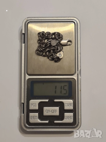 Гривна сребърна 925 Италиянска, снимка 4 - Гривни - 52931293