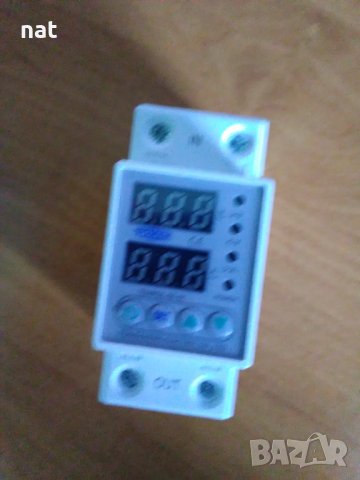 	,,Нов модел,,Защита от пренапрежение с регулиране и волтметър, амперметър, с реле време 63А