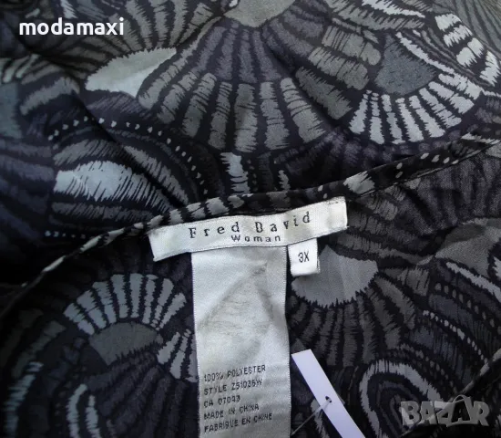 4XL Нова блуза Fred David, снимка 8 - Туники - 50060493