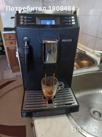 Кафеавтомат Филипс Саеко работи добре и прави хубаво кафе , снимка 5 - Кафемашини - 54031551