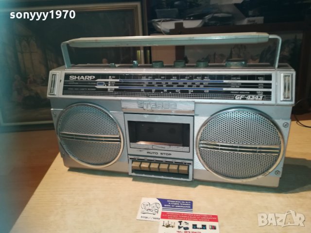 sharp gf-4343 stereo-внос sweden 1110202045, снимка 4 - Радиокасетофони, транзистори - 30384244