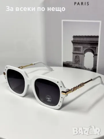Chanel Слънчеви Очила С UV400 Защита С ПОДАРЪК🎁Калъф Шанел - Различни Цветове Код E109, снимка 2 - Слънчеви и диоптрични очила - 50231401