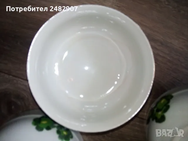 Комплект стари порцеланови купи - 6 бр. , снимка 8 - Сервизи - 48480369