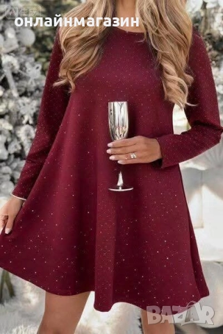 Дамска рокля с камъчета , снимка 5 - Рокли - 52616177