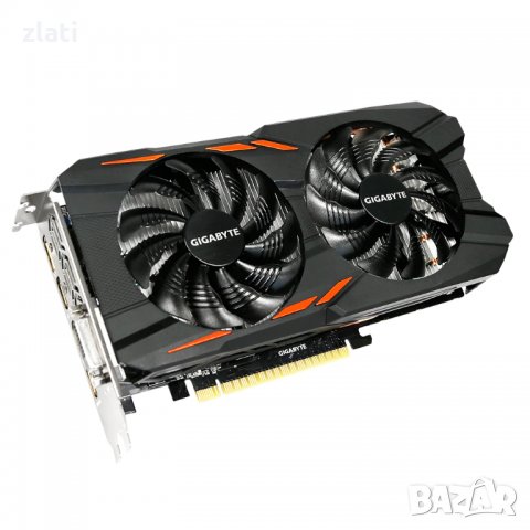 Геймърска видеокарта GigaByte Nvidia GeForce GTX 1050 Ti 4GB DDR5