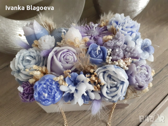 Вечен букет от ароматни свещи , снимка 9 - Декорация за дома - 49793176