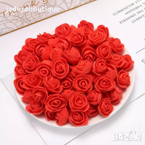 Силиконови розички / рози за декорация 3.5 см, снимка 1 - Изкуствени цветя - 27190761