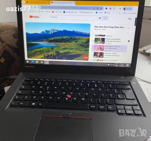 Бърз Лаптоп LENOVO L450 - 12 gb RAM  128 GB  SSD procesor i3 5005u, снимка 2 - Лаптопи за работа - 48177127