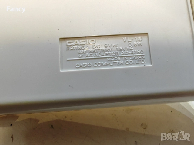 Малък синтезатор Casio VL 1, снимка 9 - Синтезатори - 52004756
