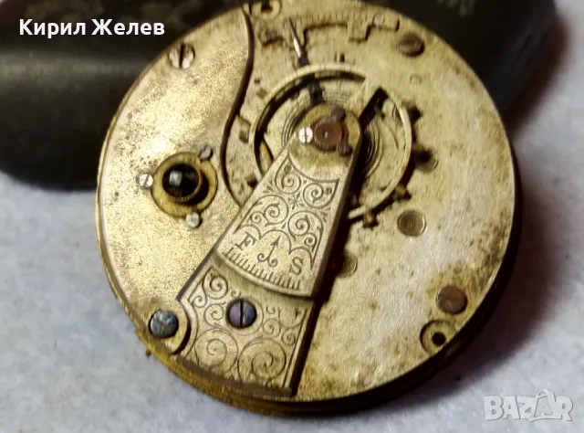 МЕХАНИЗЪМ от РЯДЪК СТАР ВИКТОРИАНСКИ ДЖОБЕН ЧАСОВНИК с РИМСКИ ЦИФЕРБЛАТ 47152