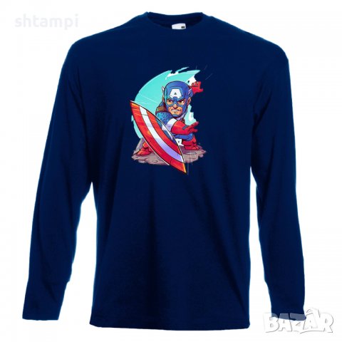 Мъжка тениска Marvel Captain America Игра,Изненада,Подарък,Геймър,, снимка 11 - Тениски - 36790439